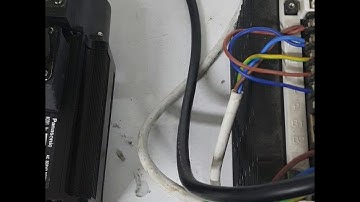 Panasonic MSMA102A1G Servo motor tamiri sonrası test işlemi