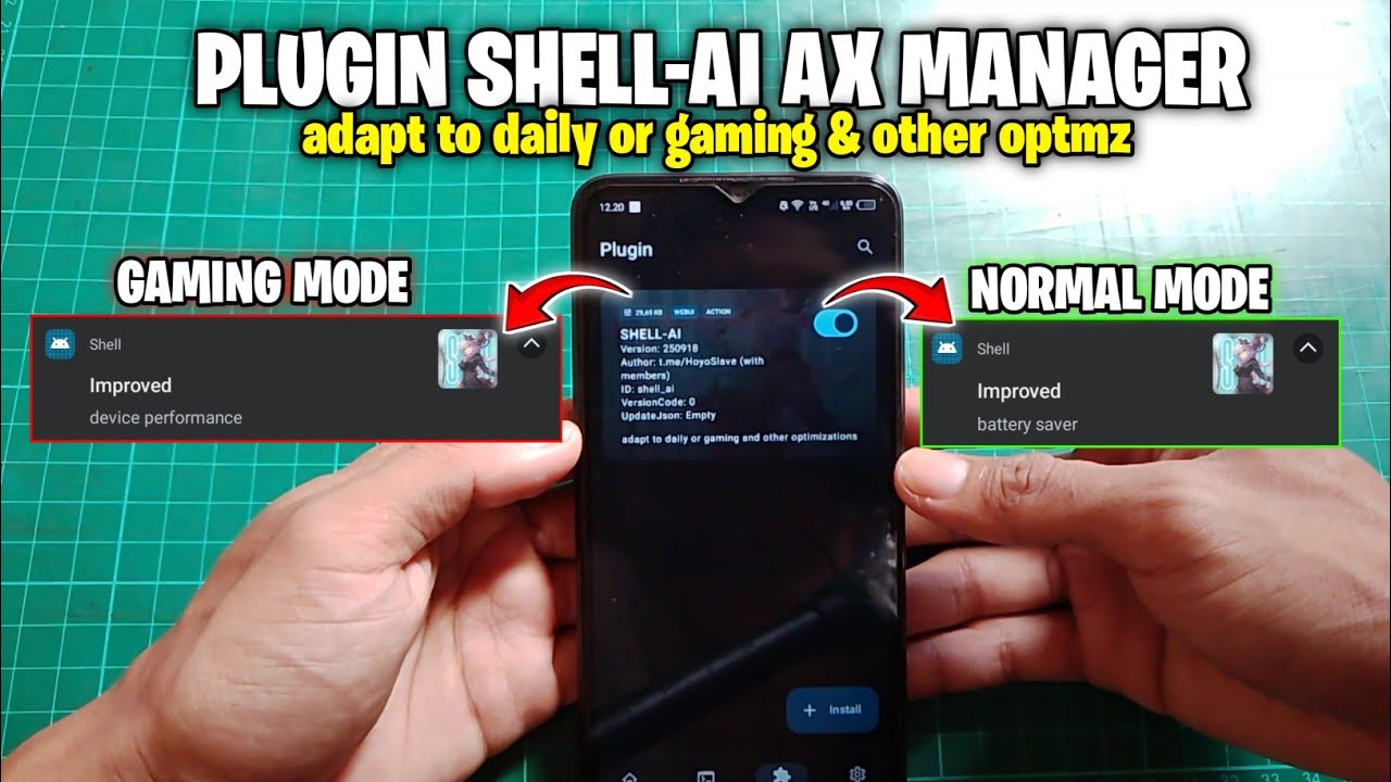 Module Plugin AxManager Shell-Ai no root🎮cocok untuk penggunaan sehari ...