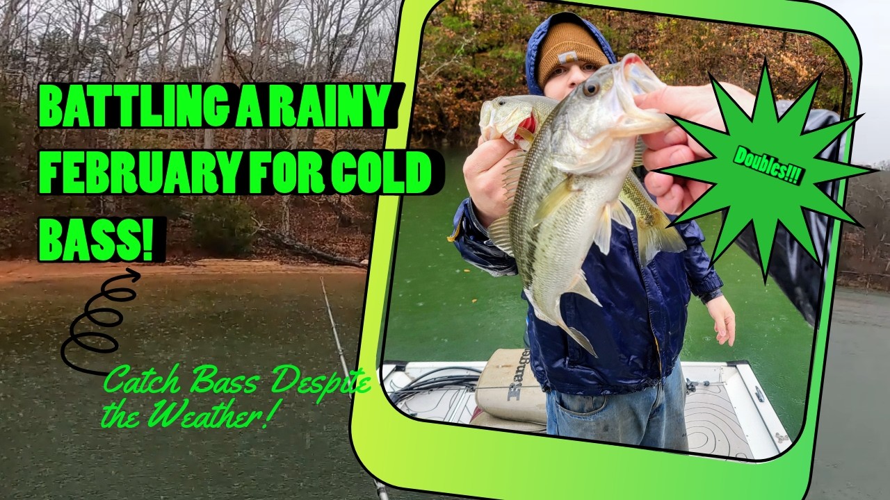 February was tough but we prevailed (Uriah with a nice pickerel)#bassfishing #russelllake #fishing