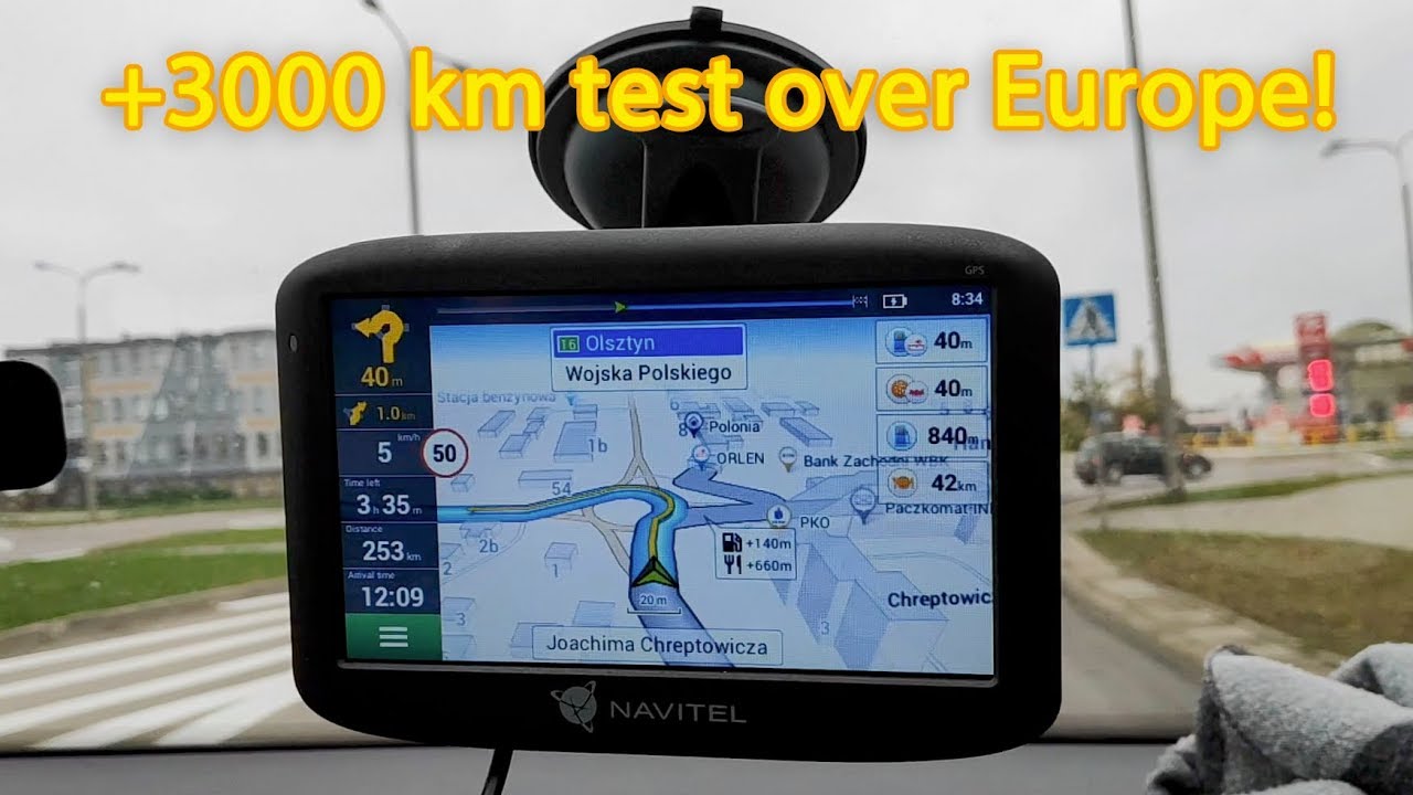 E505 GPS Navigation Test +3000km Across - YouTube