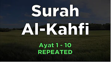 Surah Al-Kahf 1-10 REPEATED | Mishary Rashid Al-Afasy