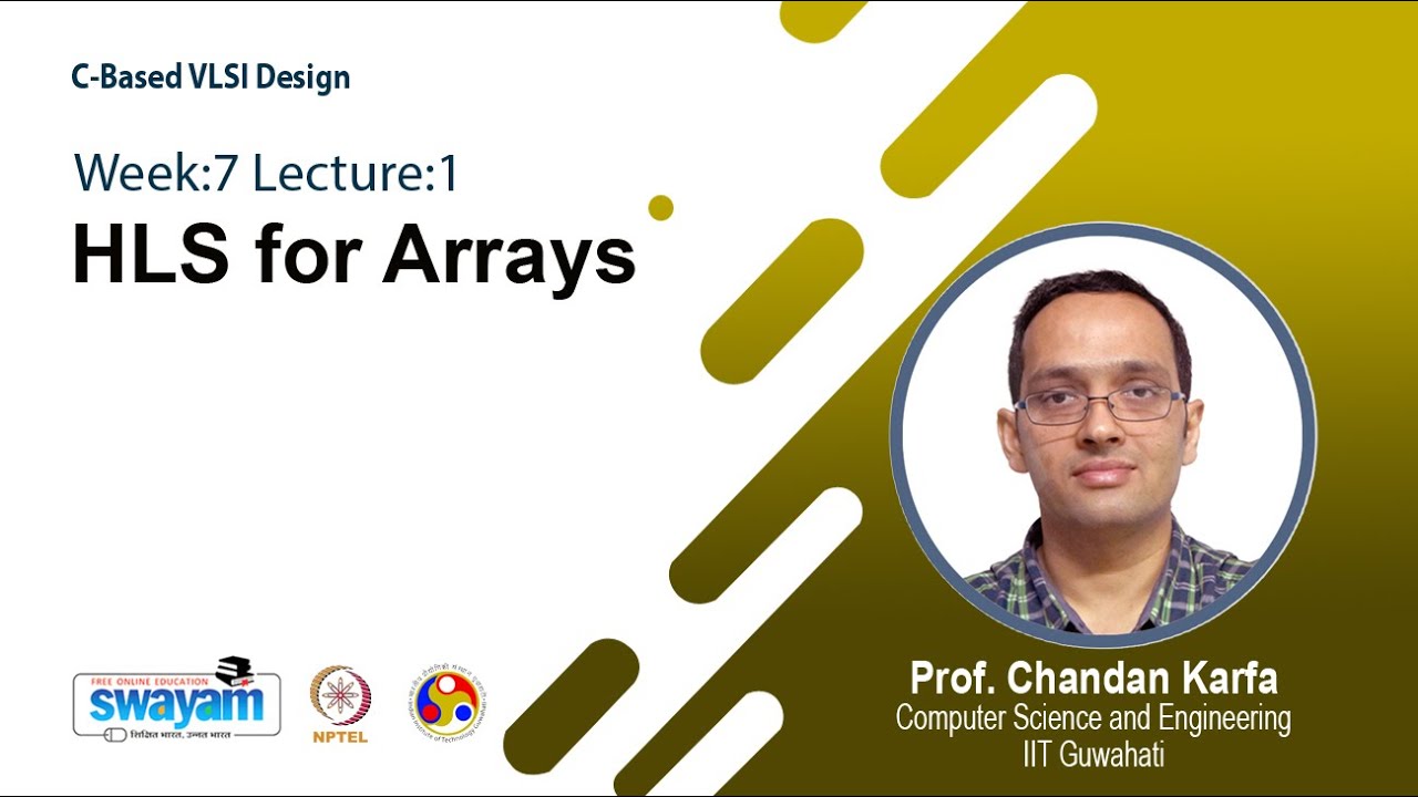 Lec 23: HLS for Arrays - YouTube