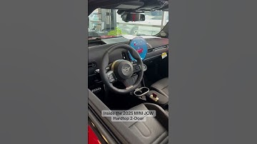 Thumbnail of A look inside of the new 2025 MINI JCW Hardtop 2-Door #mini #minicooper #jcw #racing #cars #fyp