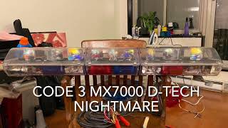 Code 3 MX7000 All D-Tech Lightbar
