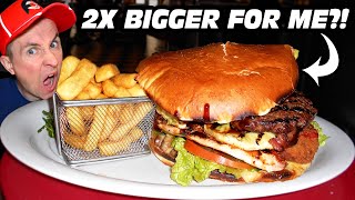 ULTIMATE BURGER CHALLENGE In Scotland! | 2X BIGGER Than It Used To Be!!