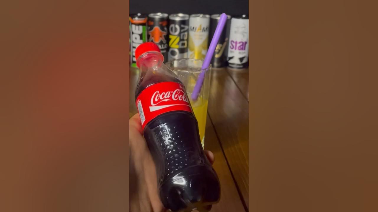 Coca cola mix orange juice 🥤😋 YouTube