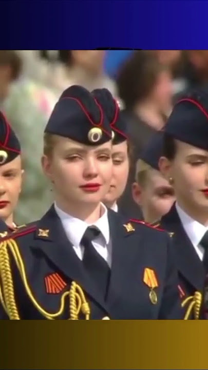 Parade militer wanita Rusia terbaik#shorts