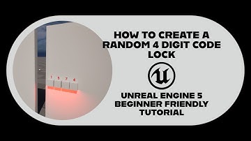 UNREAL ENGINE 5 4 DIGIT CODE LOCK BEGINNER FRIENDLY TUTORIAL