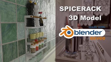 Spice rack - Blender 2.82 Eevee