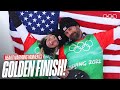 A Golden Finish for the Ages! 🏂🇺🇸 | Heartwarming Moments