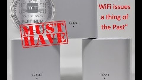 Best WiFi System Ever? Tenda Nova MW3 unboxing + review