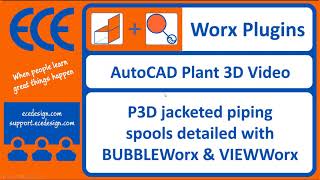 Jacketed Piping with AutoCAD® Plant 3D