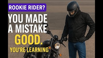 Rookie Rider? You Made a Mistake. Good. You