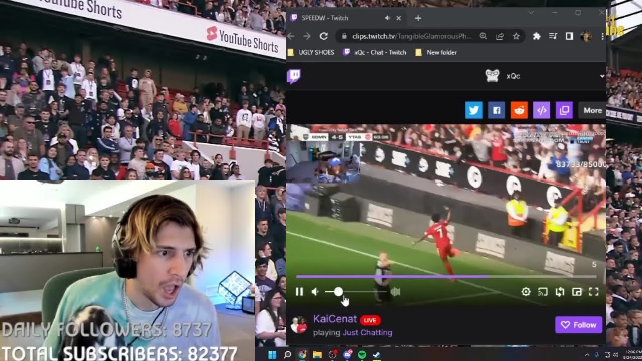xQc reacts to Kai Cenat celebrating too early - YouTube