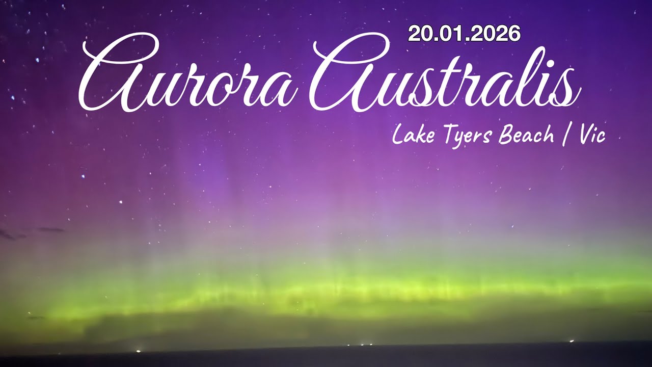 Amazing Night Sky “Aurora Australis” Lake Tyers Beach, Vic | 20.01.2026 | Captured with pics