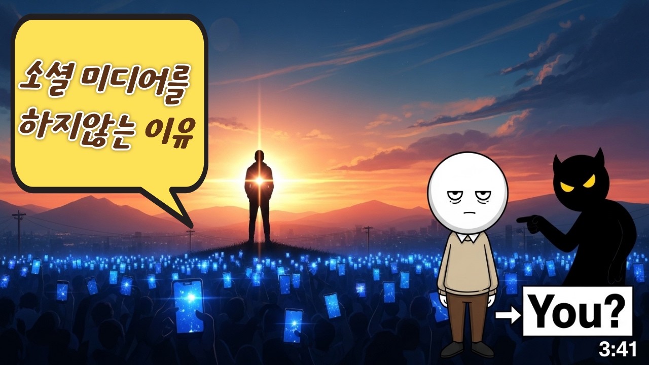 소셜 미디어를 하지 않는 사람들의 이유