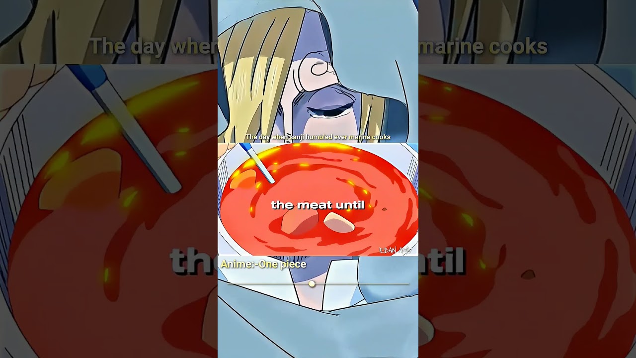 Sanji humbled every marine cooks 👨‍🍳|Anime moments