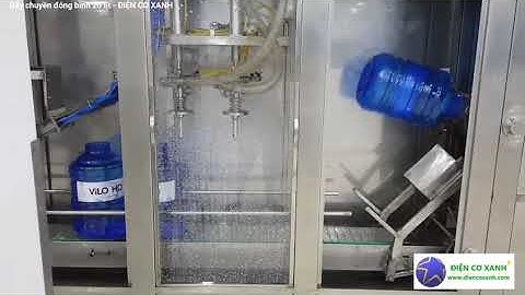 Máy chiết rót bình 20 lít tự động - ĐIỆN CƠ XANH 0984467870 #Shorts
