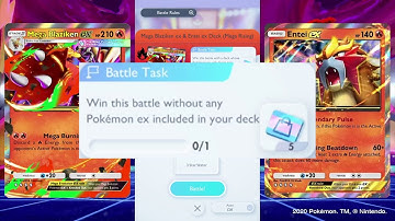 Mega Blaziken EX & Entei EX | No EX Challenge | Pokémon TCG Pocket