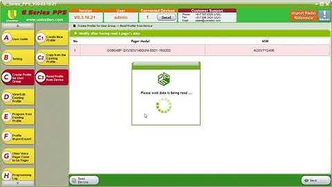 Unication PPS Read from Pager