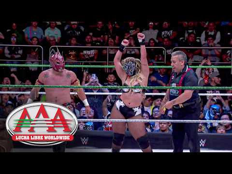 La Hiedra \u0026 Laredo Kid become Mixed Tag Team Title No. 1 Contenders: Lucha Libre AAA highlights
