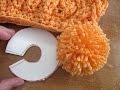 How to make a Yarn pompom maker tutorial