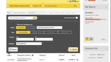 Download bank transactions CBA CSV