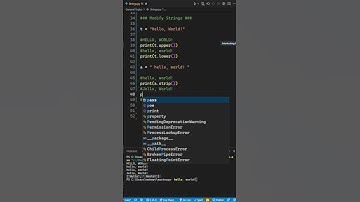 Learn String Modifying in Python! #shorts #coding #ai #python #programming #computerscience