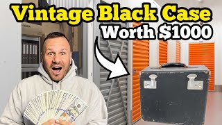 $1,000 Vintage Black Case Found I Bought an Abandoned Storage Unit