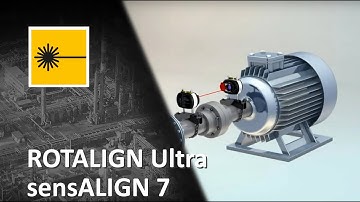 All-in-one laser machine alignment with ROTALIGN Ultra by PRUFTECHNIK