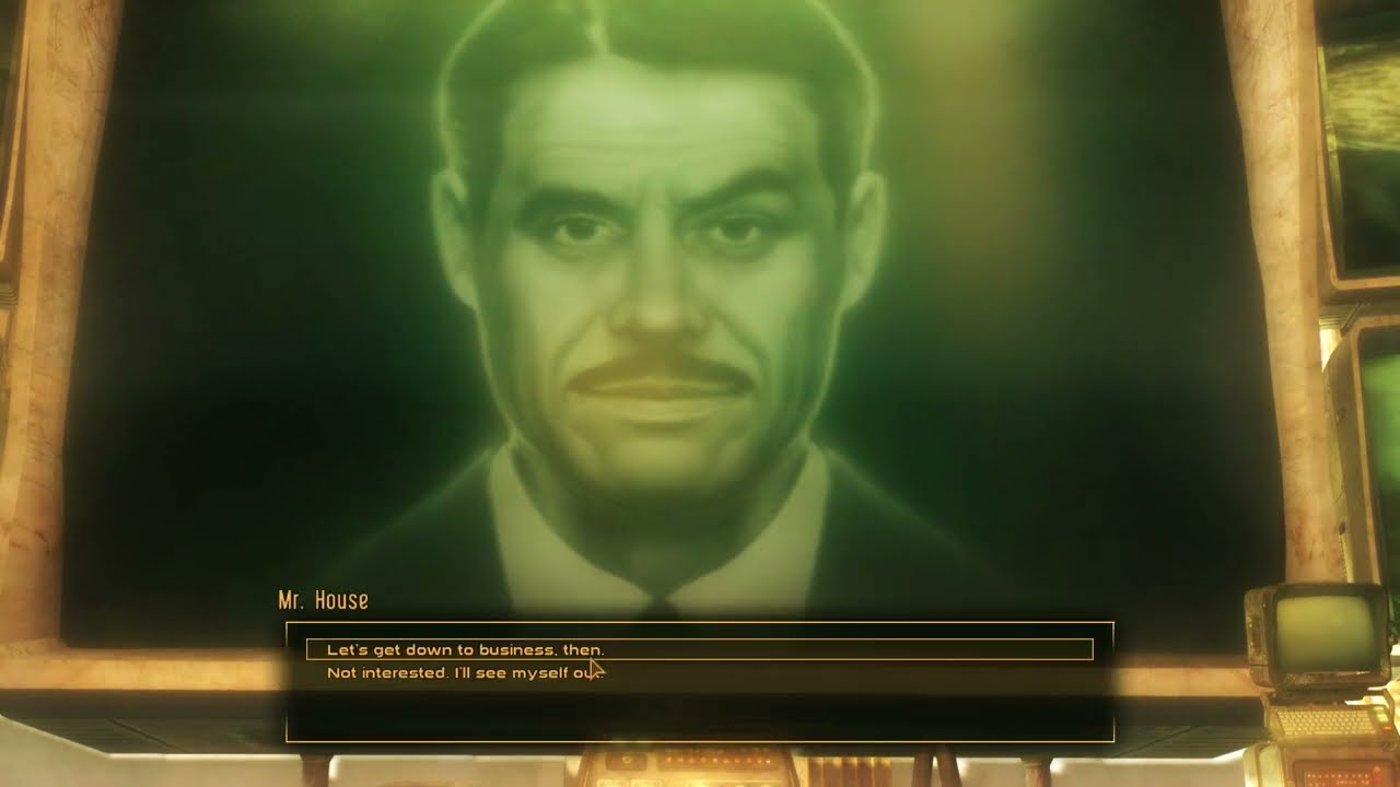 Meeting Mr. House after Leaving the Tops "Without Killing Benny" YouTube