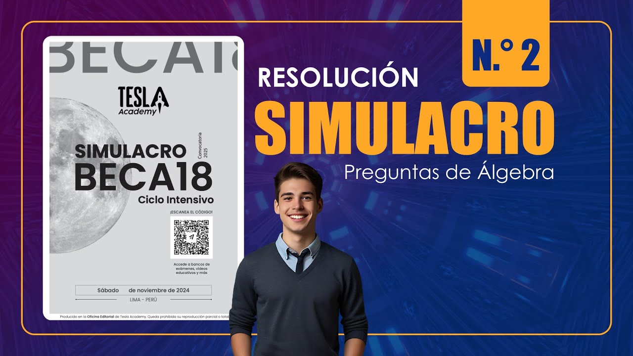 Beca 18 | Simulacro N.° 2 - Álgebra Full Resolución