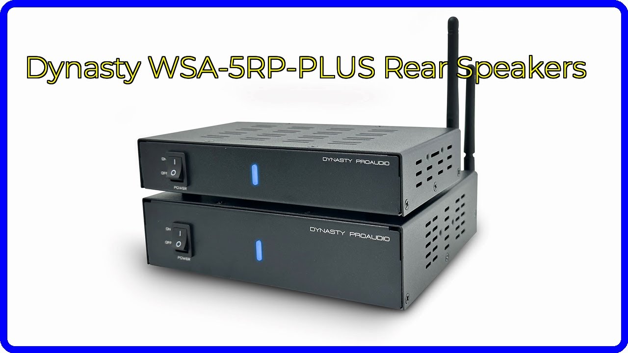 Wireless Surround Sound Rear Speakers Kit Dynasty Wsa-5rp Wireless Surround Sound Rear Speakers Kit Dynasty Wsa-5rp