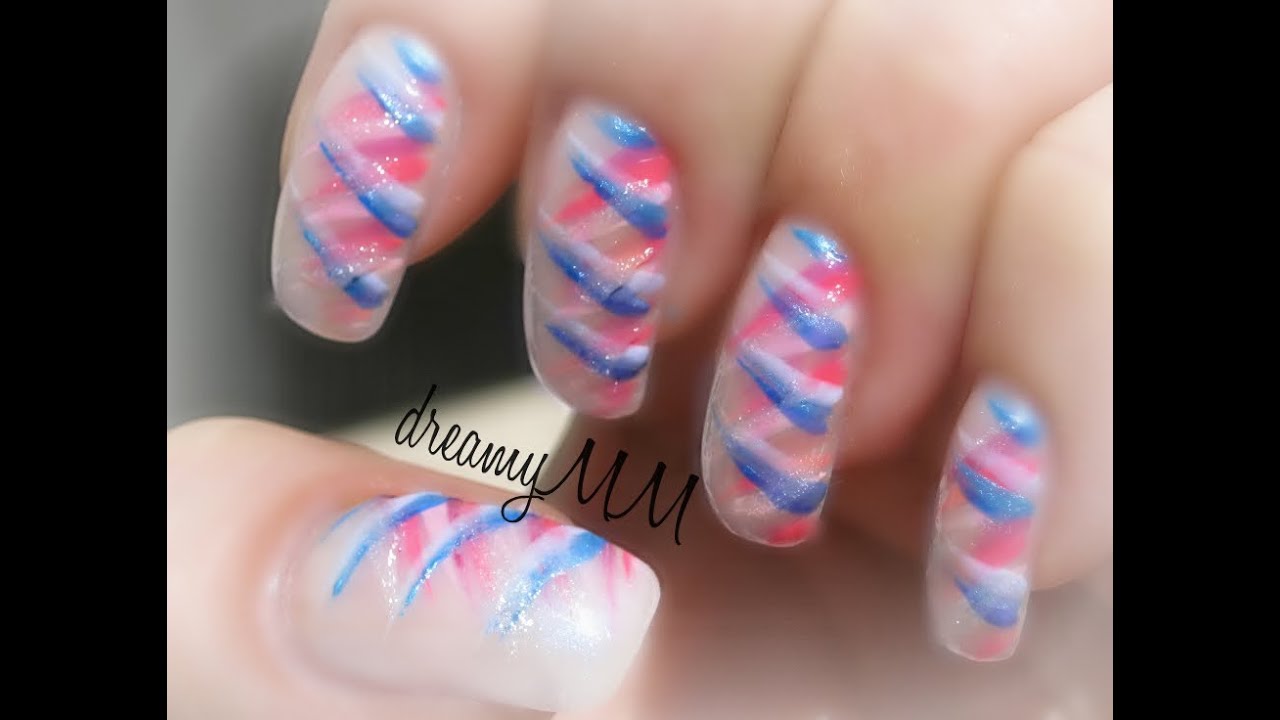 Woven Fabric Nail Art Inspiration - wide 2