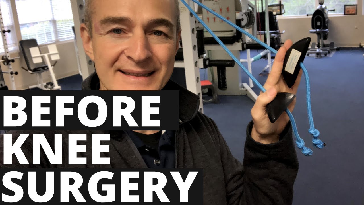 Before total knee replacement - Exercises to do While You Wait - YouTube