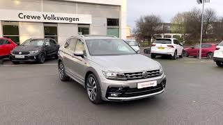 Approved Used Volkswagen Tiguan R-Line Tech 2.0Tdi 190Ps In Tungsten Silver - Dg20Hwe