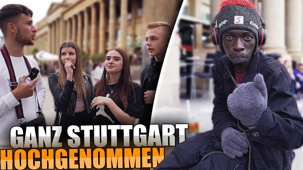 Ganz STUTTGART wird HOCHGENOMMEN.. | STREET COMEDY | Denizon