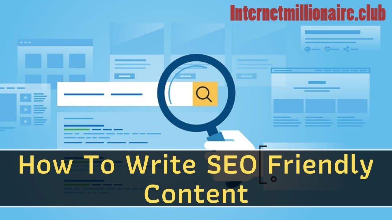 How To Write SEO Friendly Content - YouTube