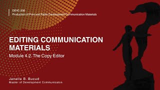 Famous Module 4.2. The Copy Editor | DEVC 206 Profile
