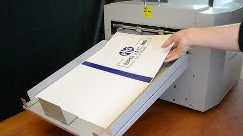 Demo  PT 330 Creaser