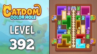 Catdom: Color hole Level 392 walkthrough solution 