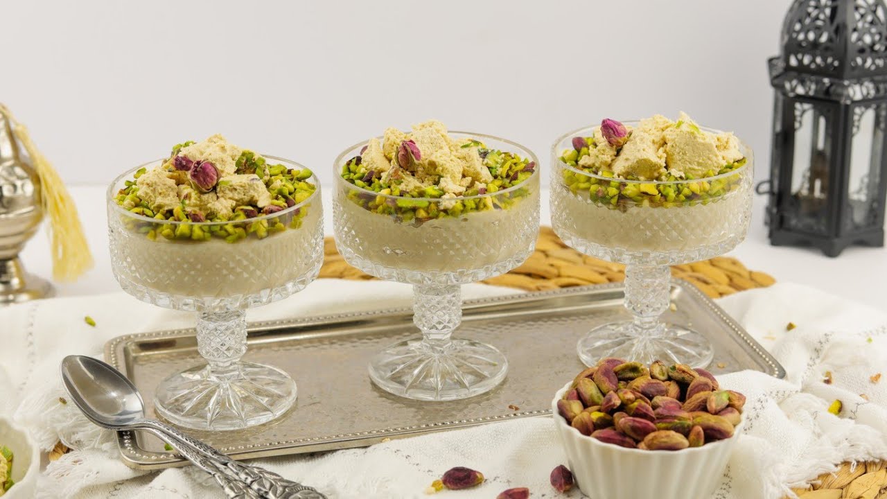 CRÈME DE SORGHO | SOHLOB TUNISIEN (فكرة للسحور مشبعة🌙⭐ صحفة درع تونسية (سحلب تونسي