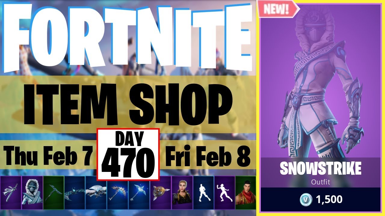 3 NEW items + BUNDLE @58% off | Prepare to (snow)STRIKE! | Item Shop 
