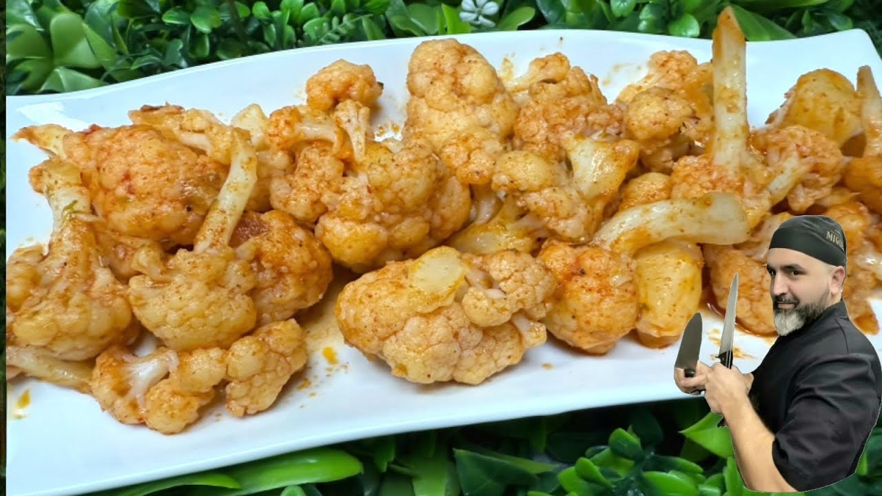 ESTO ES UN MANJAR, COLIFLOR ALIÑADA.