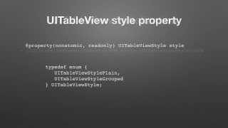 UITableView Continued