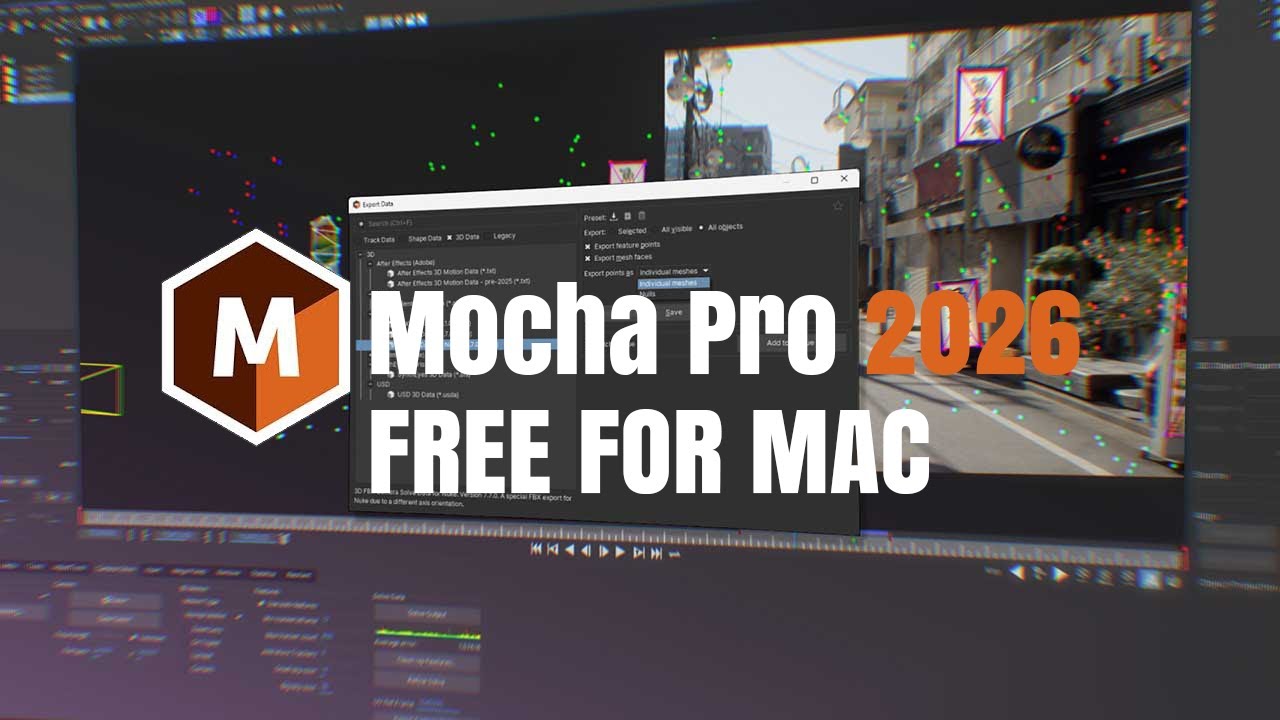 Boris FX Mocha Pro 2026 FREE FOR (MAC) AE/PR