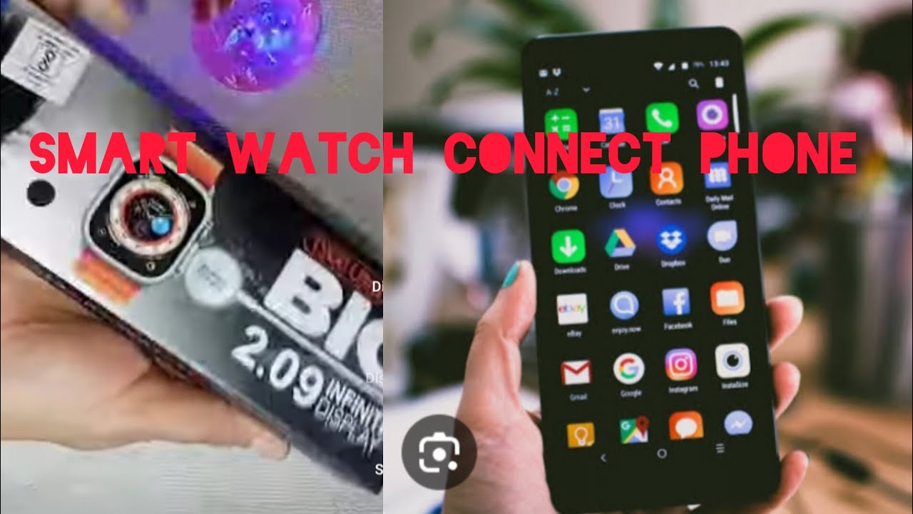 t900 ultra big smart watch connect phone how to connect smart watch on