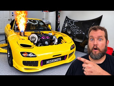 Thumbnail for 2JZ RX-7 Build: Fabricating A FLAME Throwing Exhaust!