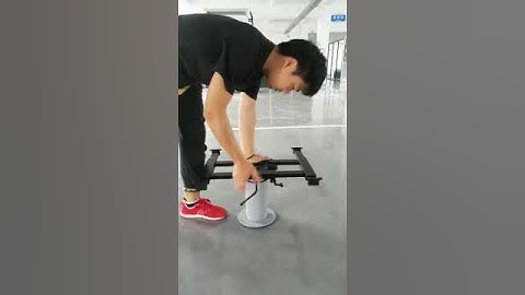 RV table leg with swivel and slider Telescopic table legs