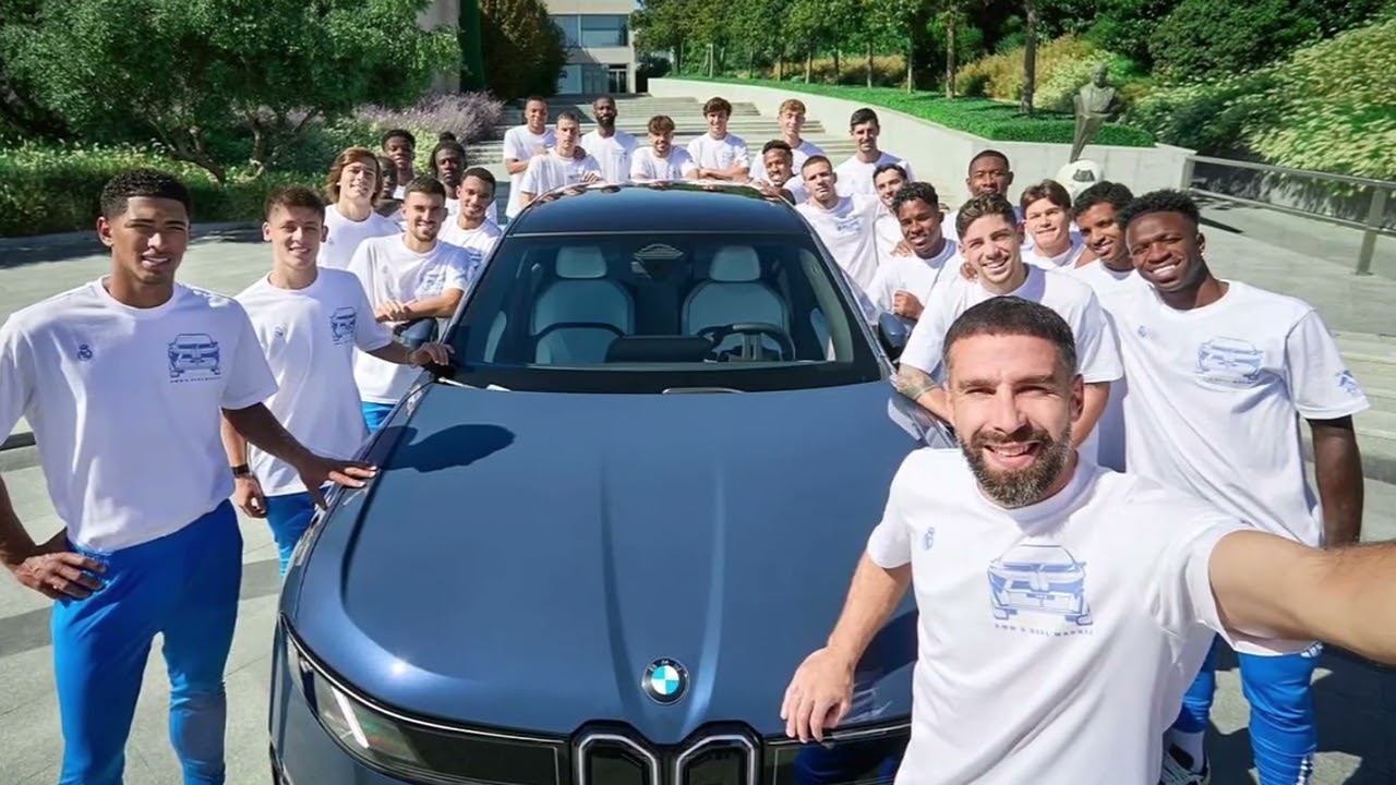 Real Madrid Players Receive New BMW Cars!